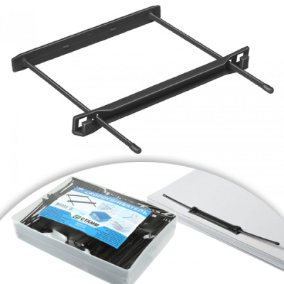 Сшиватель архивных документов СТАММ до 600л пластиковый черный 100шт