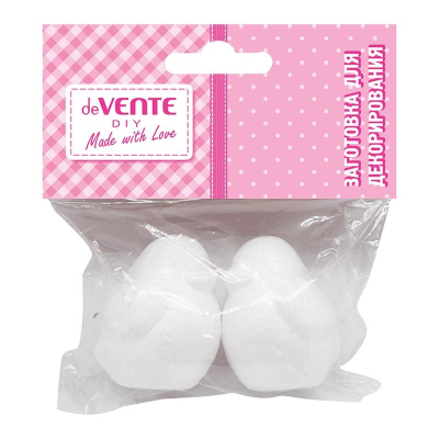 Заготовка для декорирования из пенопласта deVENTE 'Птенцы' 7см 2шт