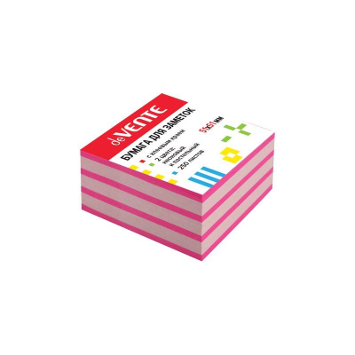 Липкий блок&nbsp;&nbsp;51х 51мм deVENTE 250л 'Розовая радуга'
