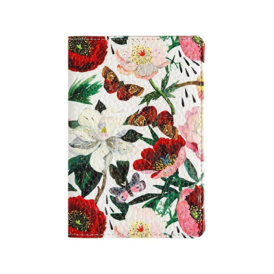 Обложка для паспорта BrunoVisconti® экокожа 'Flora' Пионы