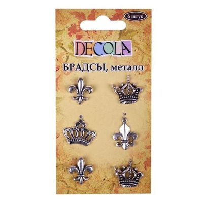 Брадсы Decola&nbsp;&nbsp;6шт металлические
