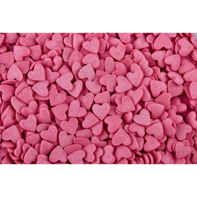 Посыпка кондитерская Топ Продукт 'Сердечки' розовые 750г