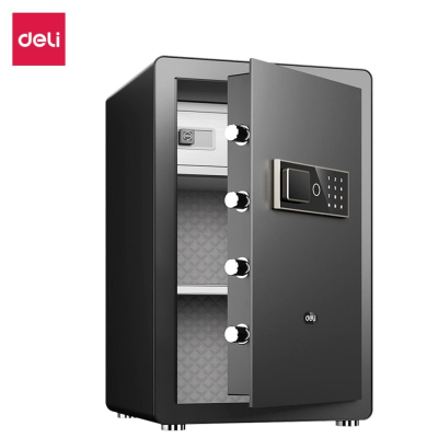 Сейф коммерческий Deli  380х600х360мм 26.5кг электронный кодовый замок/сигнализация черный