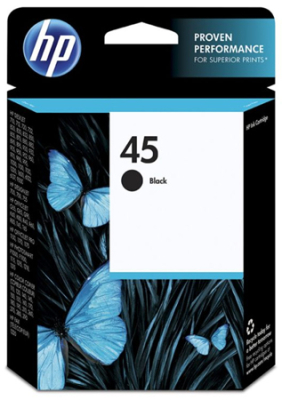 Картридж струйный HP № 45 DJ 710/815/820/830/850/990/1100/1600 CC110-290 PS1000-1315 черный ресурс 830стр (42мл)