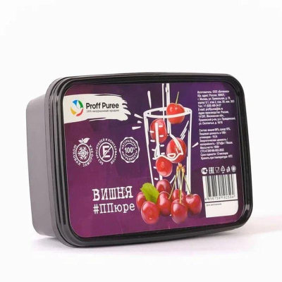 Пюре замороженное Proff Puree 'Вишня' 1000г