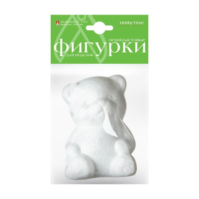 Заготовка для декорирования из пенопласта Hobby Time Медвежонок h-10см