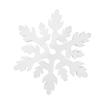 Заготовка для декорирования из пенопласта Love2art Снежинка 'Рождественская звезда' h-15см