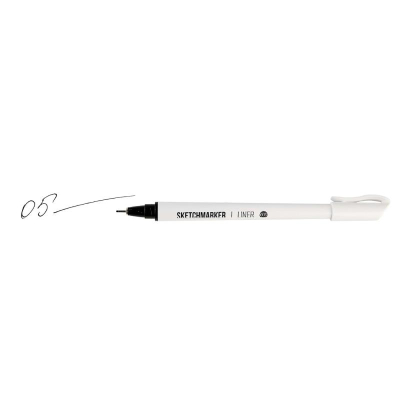 Ручка капиллярная художественная Sketchmarker d-0.5мм черная