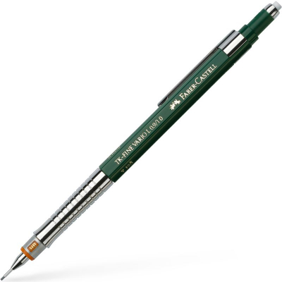 Карандаш автоматический профессиональный 0.9мм Faber-Castell TK-Fine Vario-L с регулятором нажима зеленый