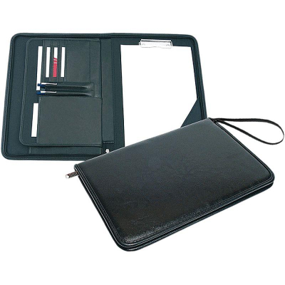 Папка деловая deVENTE 25х35х3см 'Nottingham' с ручкой-петлей на молнии искусственная кожа черная