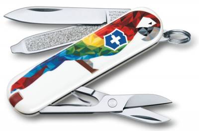 Нож  58мм Classic  7 функций Limited edition 2017 Guacamaya в чехле