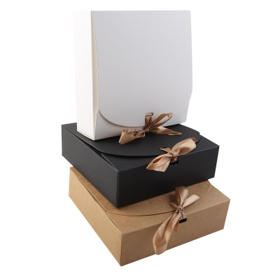 Коробка подарочная квадратная 24х24х 6см ассорти