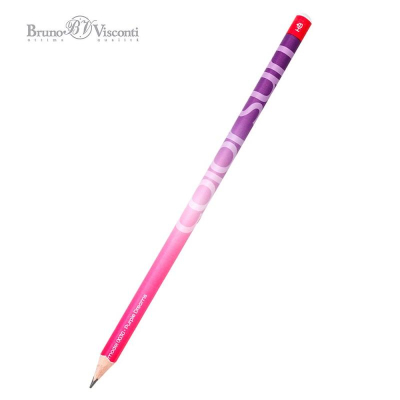 Карандаш BrunoVisconti® 'ColorSurf' HB трехгранный корпус 'Bright'