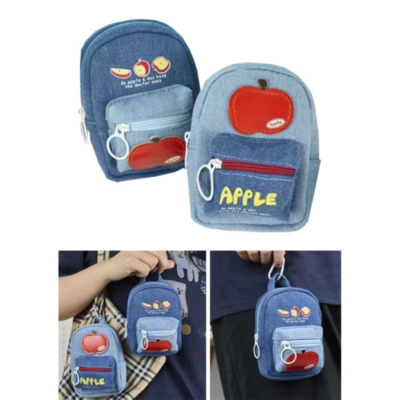 Брелок-кошелек Кокос 14х10х6см 'Apple' полиэстер ассорти