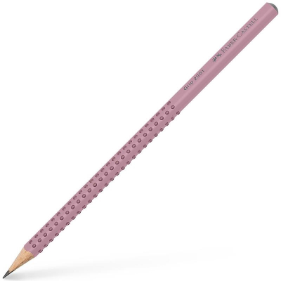 Карандаш Faber-Castell Grip 2001 B=2 трехгранный антискользящий корпус 'Дымчато-розовый'
