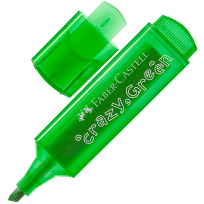 Текст-маркер Faber-Castell Textliner Super Fluo&nbsp;&nbsp;1-5.0мм зеленый