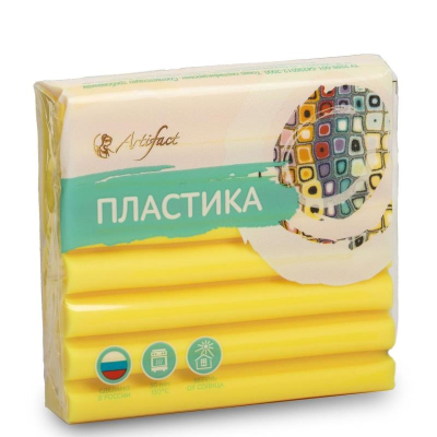 Глина полимерная термоотвердевающая Артефакт 'Классик' ананасовая  56г