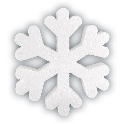Заготовка для декорирования из пенопласта Love2art Снежинка h-15см