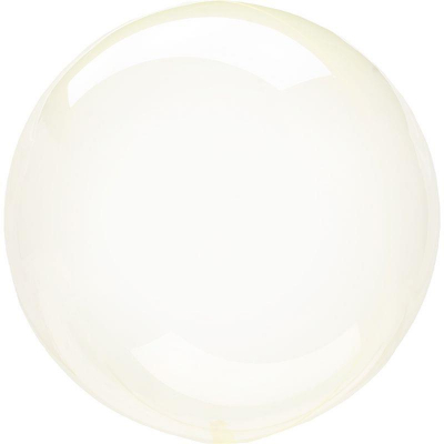 Шар воздушный Bubble 3D Кристал желтый 46см Anagram