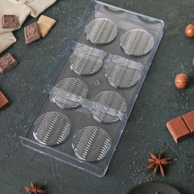 Форма для шоколада пластиковая Круг 55х55мм