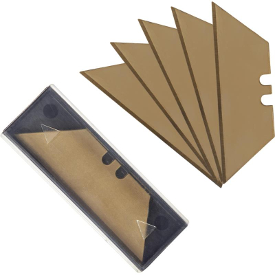 Запасные лезвия 19мм&nbsp;&nbsp;5шт для монтажных силовых ножей Attache Selection с титановым покрытием в пластиковом футляре