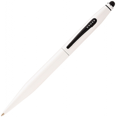 Ручка многофункциональная шариковая черная/стилус Cross Tech2 Pearl White