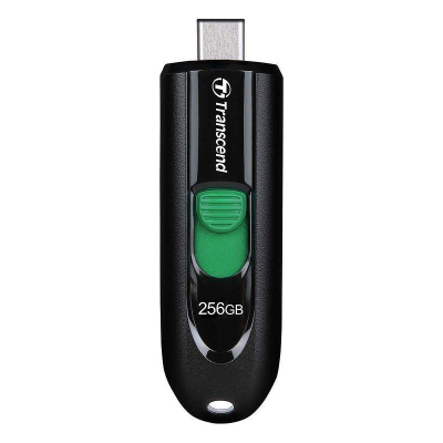Флэш-драйв 256Gb Transcend Jet Flash 790 USB3.0 Type-C черный/зеленый