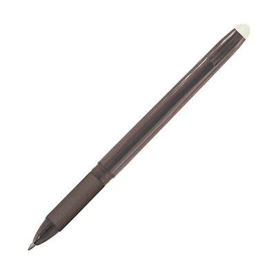 Ручка гелевая стираемая deVENTE 0.7мм 'Edit' с резиновой манжетой черная