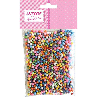 Заготовка для декорирования из пенопласта deVENTE 'Шар' d- 0.5см цвета ассорти 10г