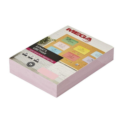 Бумага цветная A4 ProMEGA jet&nbsp;&nbsp;80г пастель розовая 500л