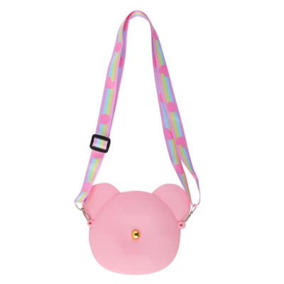 Кошелек Кокос 15х12,5см 'Cat pink'силикон розовый