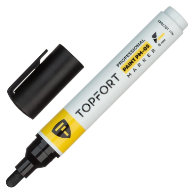 Пейнтмаркер&nbsp;&nbsp;3-6.0мм Topfort 'Professional' черный