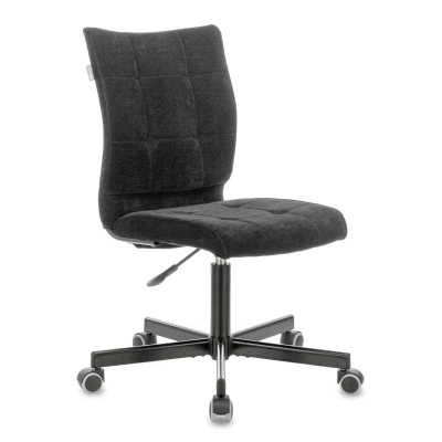 Кресло офисное Бюрократ  330M хромированная крестовина ткань черное