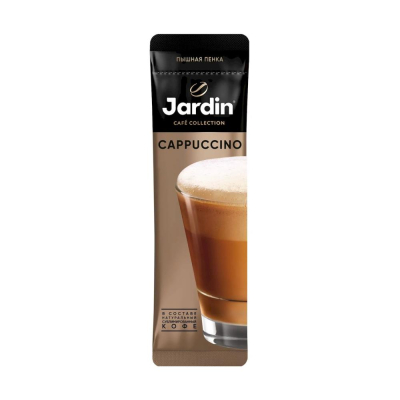 Кофе в стиках растворимый ароматизированный Jardin 'Капучино 3в1'&nbsp;&nbsp;8шт х18г