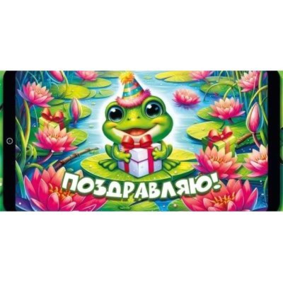 Конверт для денег Мир Поздравлений 'Поздравляю!'