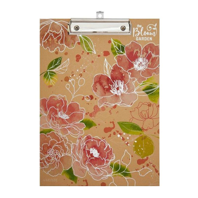 Клипборд A4 deVENTE ламинированный картон 'Bloom Garden' Red