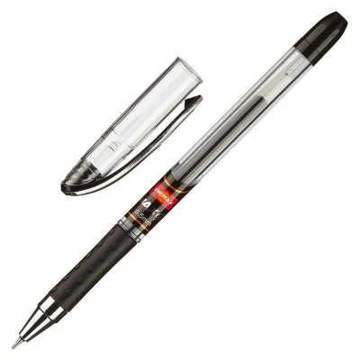 Ручка гелевая Unimax 0.5мм Max Gel с резиновой манжетой черная