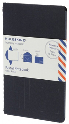 Набор почтовый Moleskine® Large 'Postal Notebook' синий