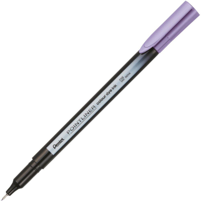 Ручка капиллярная Pentel 'Pointliner' 0.4мм лавандовая