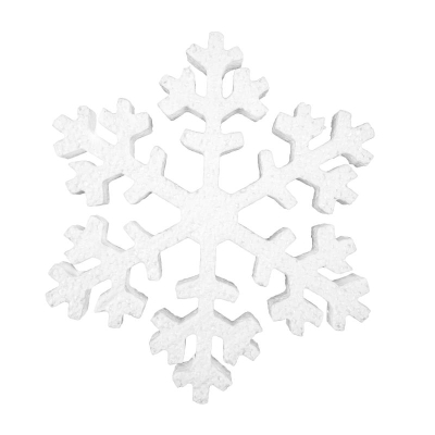 Заготовка для декорирования из пенопласта Love2art Снежинка 'Снежная зима' h-15см
