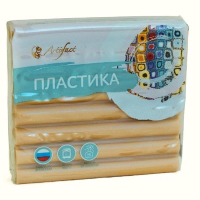 Глина полимерная термоотвердевающая Артефакт 'Классик' карамельная  56г
