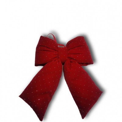 Бант 36х28см текстиль алый