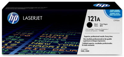 Картридж лазерный HP (121A) Color LJ 1500/2500 черный ресурс 5 000стр