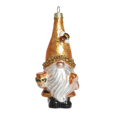 Гном медовый 5.5х5х12.5см стекло