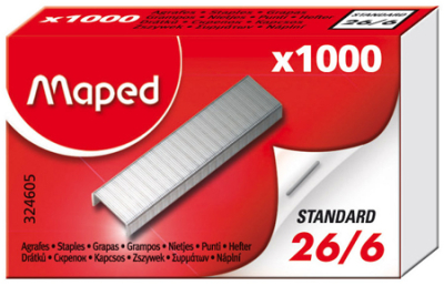 Скобы №26/ 6&nbsp;&nbsp;1000шт Maped