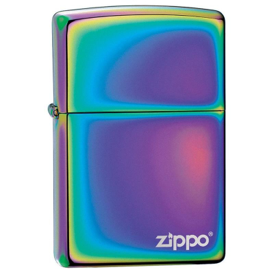 Зажигалка бензиновая Zippo Classic 'Logo' с покрытием Spectrum