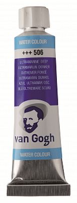 Краска акварельная Royal Talens Van Gogh ультрамарин насыщенный 10мл