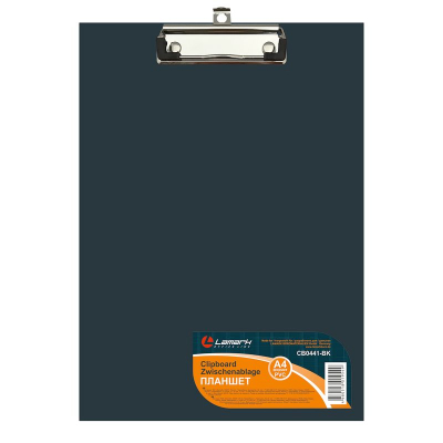 Клипборд A4 Lamark PVC черный