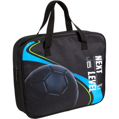 Папка для уроков ИЗО и технологии deVENTE 36x28x8см на молнии полиэстер 'Next Level Football'