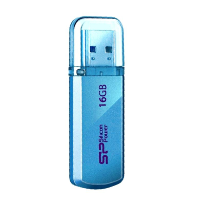 Флэш-драйв&nbsp;&nbsp;16Gb Silicon Power Helios 101 Blue